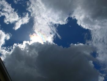 Low angle view of sky