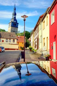 View of buildings in city