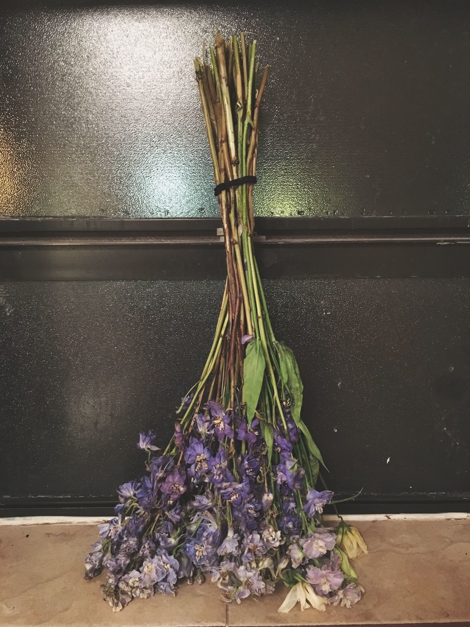 flower, freshness, plant, fragility, growth, potted plant, water, close-up, nature, no people, beauty in nature, table, outdoors, glass - material, stem, leaf, day, vase, flower head