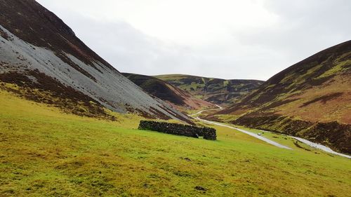 Countryside landscape against the sky