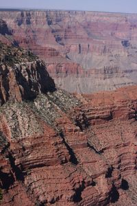 View of rock formations