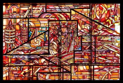 Full frame shot of multi colored glass