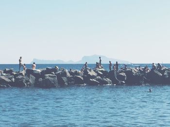 People on beach