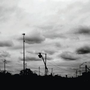 Low angle view of cloudy sky