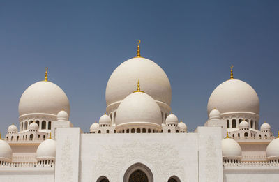 View of cathedral against clear sky