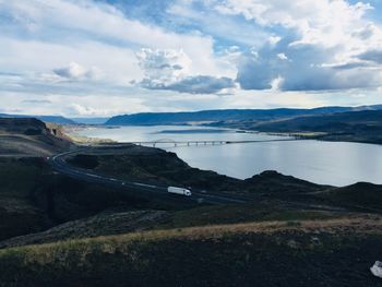Scenic view of landscape against sky