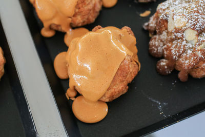 Close-up of food in plate