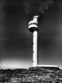 Low angle view of lighthouse