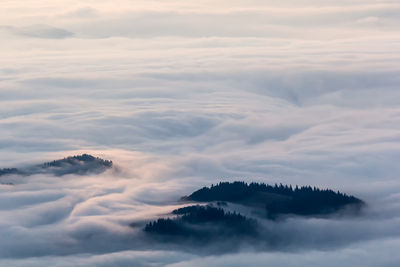 Low angle view of cloudscape