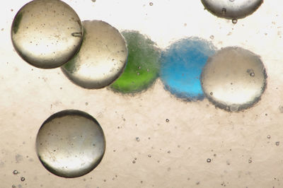 Close-up of water in container