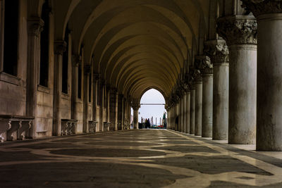 View of corridor of building