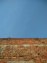 Low angle view of castle against clear sky