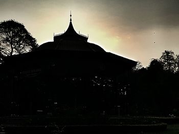 Low angle view of building against sky