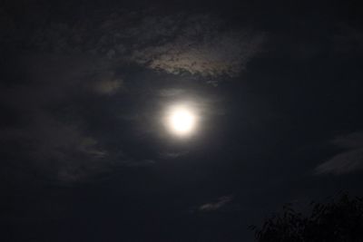 Low angle view of cloudy sky