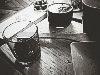 Close-up of food on table