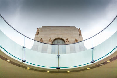 Low angle view of building against sky