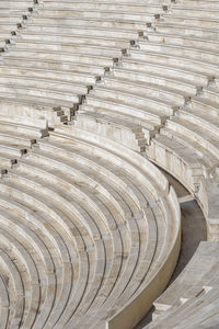 Odeon of herodes atticus an ancient theater in a summer day in acropolis greece, athnes.