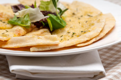 Close-up of food in plate