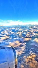 Aerial view of cloudscape