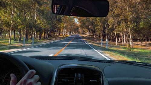 Cars on road