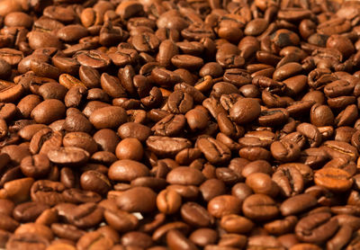 Full frame shot of coffee beans