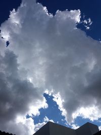 Low angle view of clouds in sky