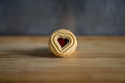 Close-up of bread on table