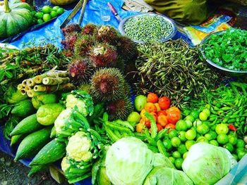 Full frame shot of market stall for sale