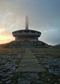 View of tower at sunset