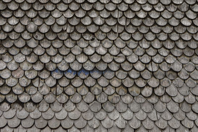 Full frame shot of patterned metal