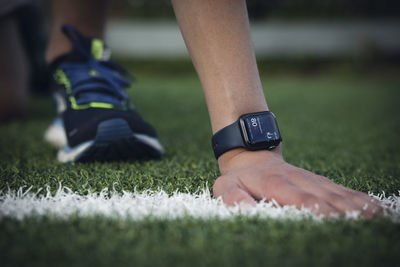 Smart watch while running