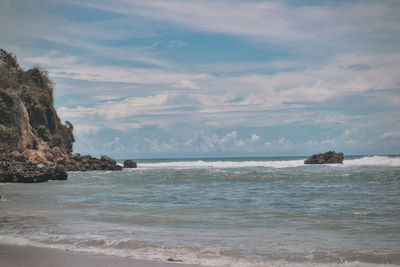 Beach and blue sky