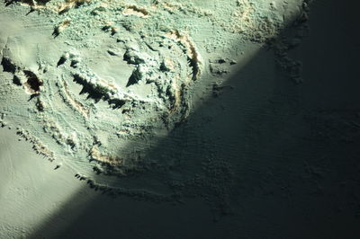 High angle view of beach