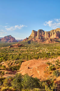 Panoramic view of landscape against sky