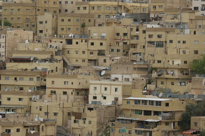 Full frame shot of residential buildings