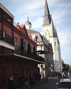 View of city street