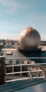 Planetarium on building top