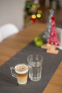 Close-up of drink on table