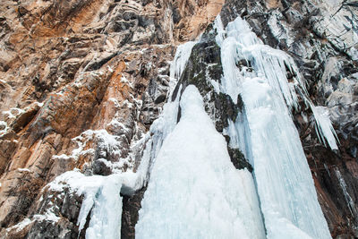 Scenic view of waterfall