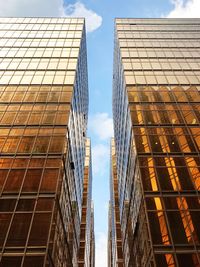 Low angle view of skyscraper