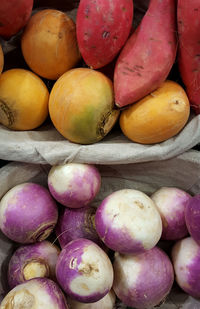 Full frame shot of food for sale