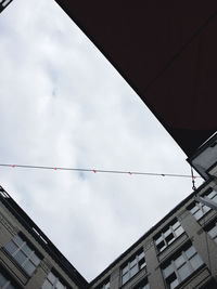 Low angle view of building against sky