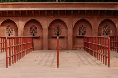 Empty corridor of building