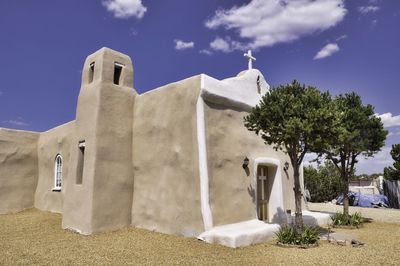 View of church against cloudy sky