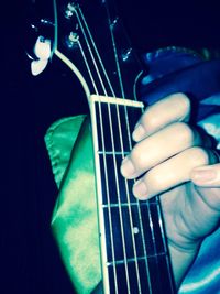 Close-up of cropped car