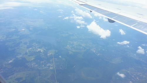 Aerial view of landscape