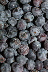 Full frame shot of blueberries