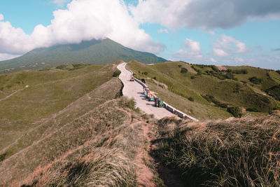 Panoramic view of landscape against sky