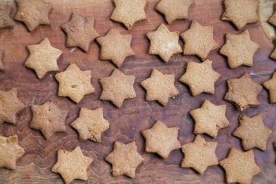 Full frame shot of cookies