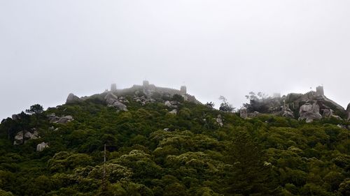 Low angle view of built structure against clear sky